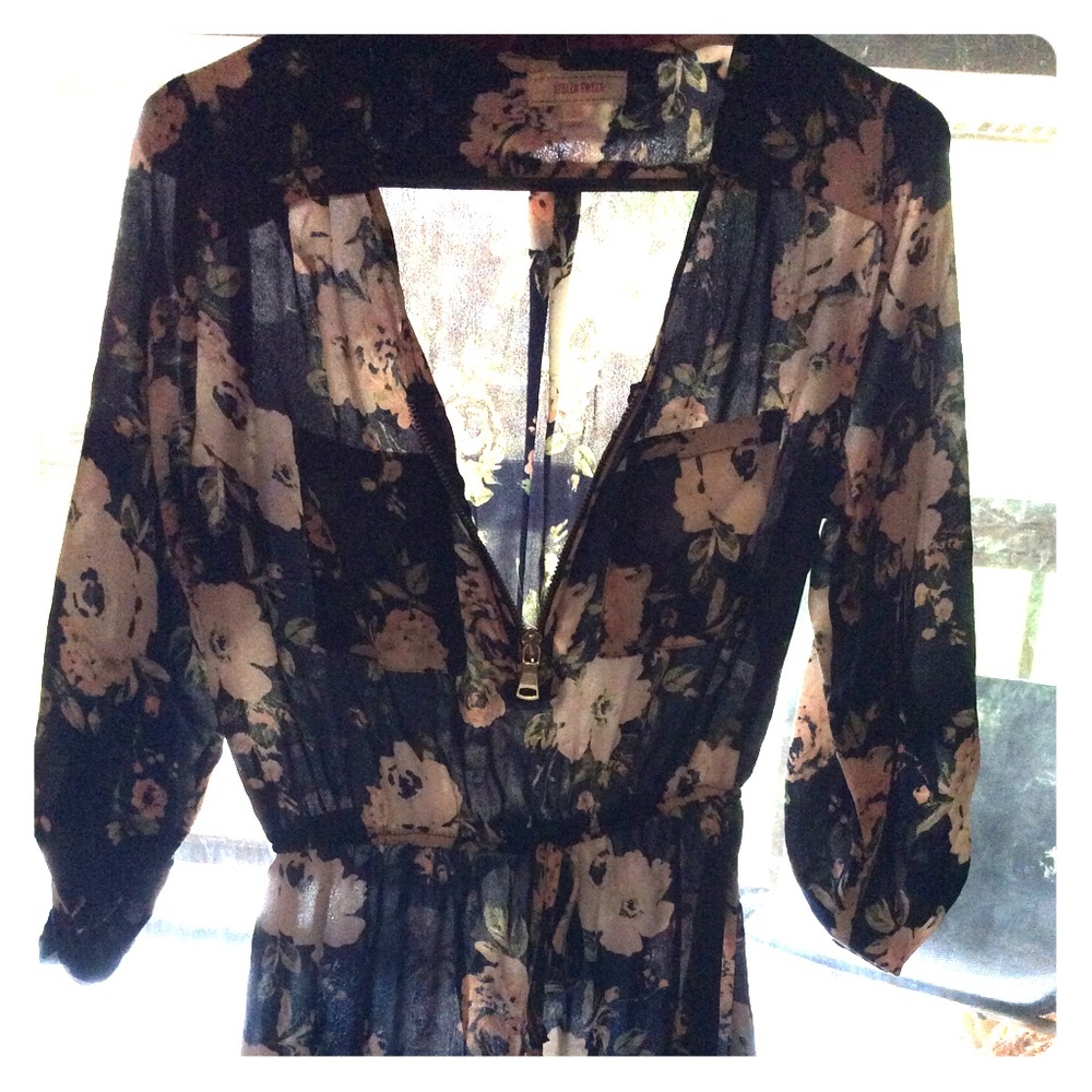 Stella Tweed Sheer blouse